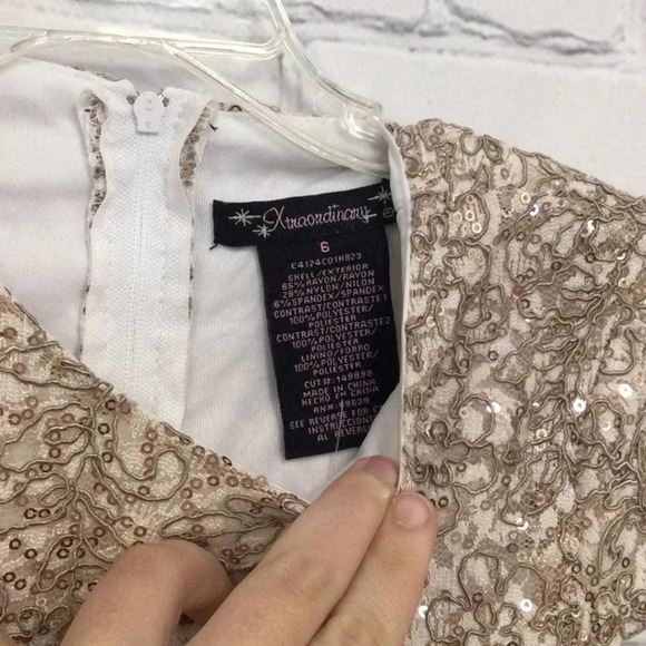 Xtraordinary Embellished Tulle Zip Dress size 6 - Picture 4 of 8